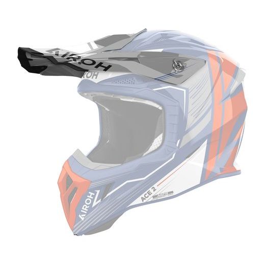 ŠILT PRE PRILBU AVIATOR ACE 2, AIROH (ENGINE - ŠEDÝ LESKLÝ)