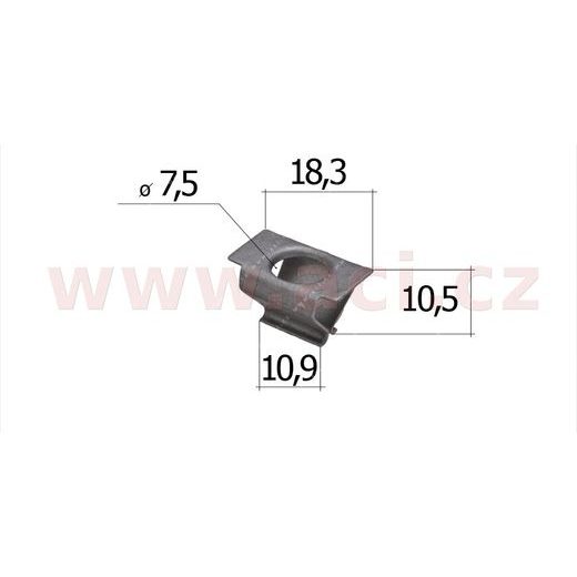 KOVOVÁ PŘÍCHYTKA (SADA 10 KS)