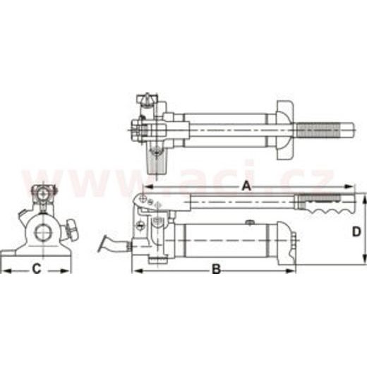 HYDRAULICKÁ PUMPA 10 T