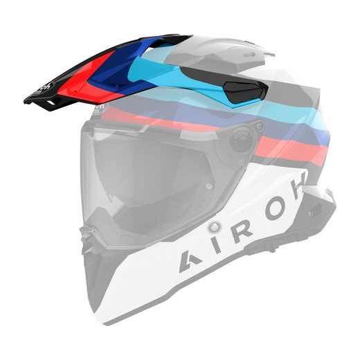 ŠILT PRE PRILBU COMMANDER 2, AIROH (DOOM - ČIERNY LESKLÝ)