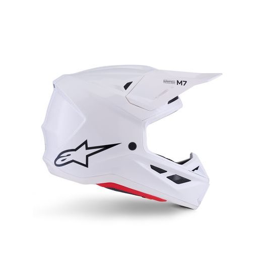 PRILBA SUPERTECH S-M7 SOLID, ALPINESTARS (BIELA) 2026