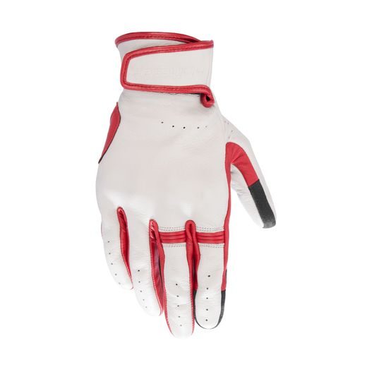 RUKAVICE DYNO, ALPINESTARS (BÉŽOVÁ/RUBÍNOVÁ ČERVENÁ) 2026