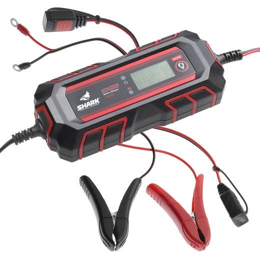 SHARK BATTERY CHARGER CN-4000, 6/12V, IP54, 4A DC
