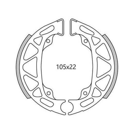 BRZDOVÉ OBLOŽENIE (ŠTANDARDNÉ MATERIÁL) NEWFREN (2 KS V BALENIE)