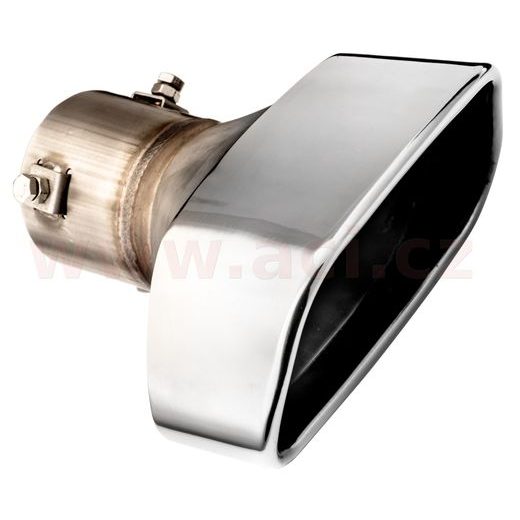 KONCOVKA VÝFUKU NEREZOVÁ LICHOBĚŽNÍKOVÁ ŠIKMÁ, VNĚJŠÍ PRŮMĚR 175X90MM, DÉLKA 197MM, VNITŘNÍ PRŮMĚR 45-62MM ASSO