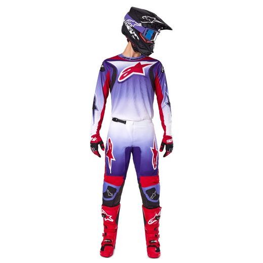 DRES FLUID WURX, ALPINESTARS (FIALOVÁ/ČERVENÁ) 2025