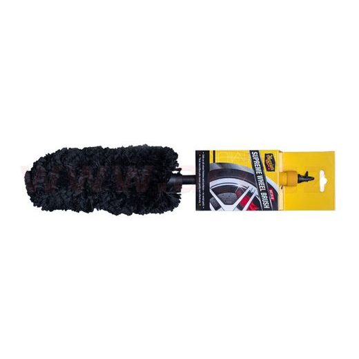MEGUIAR'S SUPREME WHEEL BRUSH - MEDIUM - LUXUSNÉ MIKROVLÁKNOVÉ KEFA NA KOLESÁ, STREDNÁ, 35 CM