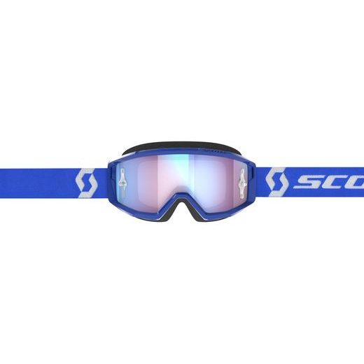 OKULIARE PRIMAL CH MODRÉ/BÍLÉ, SCOTT - USA (PLEXI MODRÉ CHRÓM)