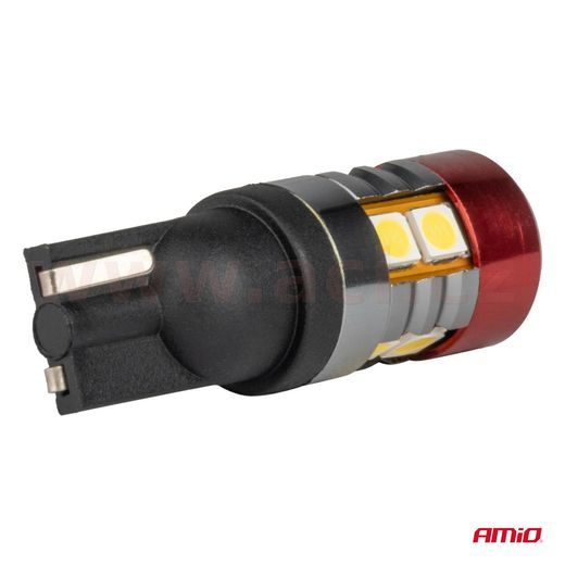 LED 12/24V 9XSMD 3030 BÍLÁ 5500K (PATICE W2,1×9,5D/T10) CAN-BUS SADA 2 KS