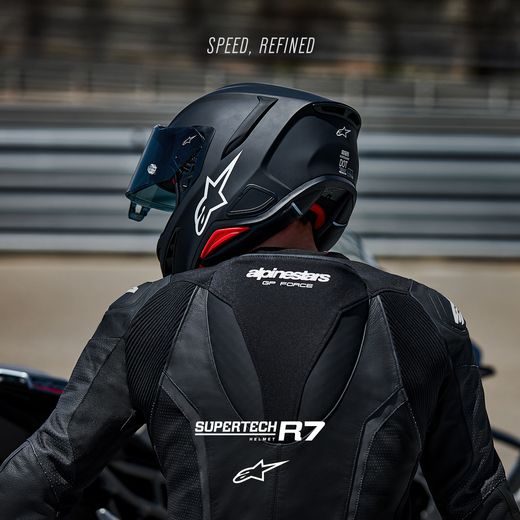 PRILBA S-R7 SOLID, ALPINESTARS (ČIERNA MATNÁ) 2026