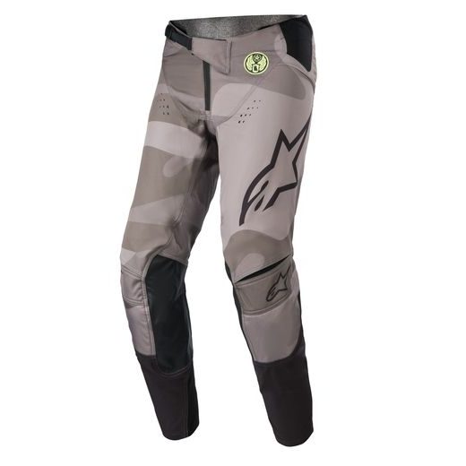 NOHAVICE TECHSTAR LIMITOVANÁ EDÍCIA AMS, ALPINESTARS (ŠEDÁ/ČERNÁ/ŽLUTÁ FLUO)