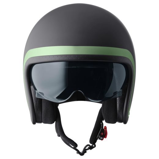 TRYSKOVÁ PRILBA GMS RIDE ZG11702 BLACK-DARK GREEN M