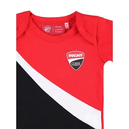 DETSKÉ PYŽAMO, DUCATI (BIELA, ČERVENÁ)