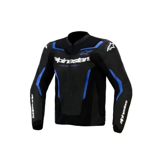 BUNDA GP FORCE V2 AIRFLOW, ALPINESTARS (ČERNÁ/METALICKÁ MODRÁ) 2026