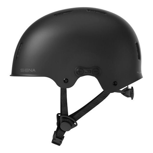 UNIVERZÁLNÍ SPORTOVNÍ PŘILBA S HEADSETEM RUMBA, SENA (MATNÁ ČERNÁ)