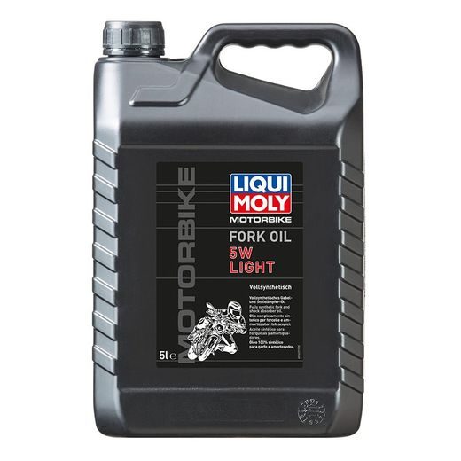 LIQUI MOLY MOTORBIKE FORK OIL 5W LIGHT - OLEJ DO TLMIČOV PRE MOTOCYKLE - ĽAHKÝ 5 L