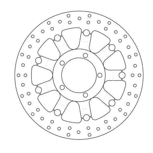 BRZDOVÝ KOTÚČ PLÁVAJÚCE, NEWFREN