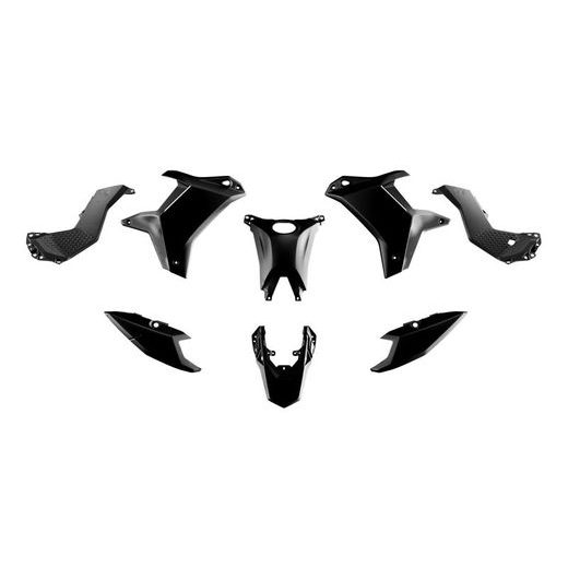 SADA PLASTOV YAMAHA TENERE, RTECH (ČIERNA, 5 DIELOV)