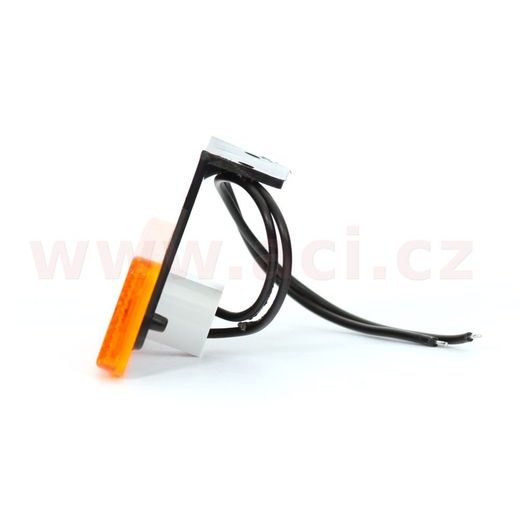 POZIČNÍ SVĚTLO LED OBDÉLNÍKOVÉ ORANŽOVÉ (98X31,5MM) S ODRAZKOU, S DRŽÁKEM WAS W44/217Z ORIGINÁL