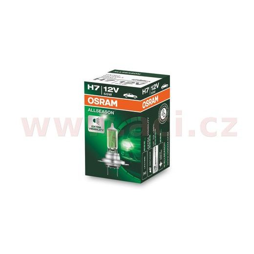 ŽÁROVKA H7 12V 55W (PATICE PX26D) OSRAM ALLSEASON SUPER