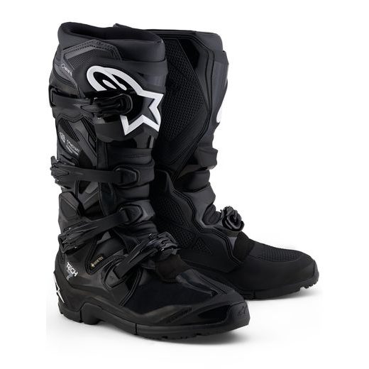 TOPÁNKY TECH 7 ENDURO GORE-TEX®, ALPINESTARS (ČERNÁ/TMAVĚ ŠEDÁ) 2027