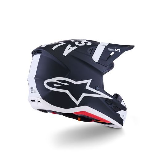 PRILBA SUPERTECH S-M7 DASHER, ALPINESTARS (ČERNÁ/BÍLÁ/MATNÁ) 2026