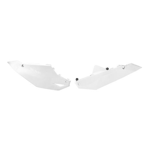 BOČNÉ ČÍSLOVÉ TABUĽKY KAWASAKI, RTECH (BIELE, PÁR)