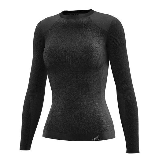 FUNKČNÉ TRIKO S DLHÝM RUKÁVOM K-DRY, DÍVČÍ TECSO (ČIERNA)