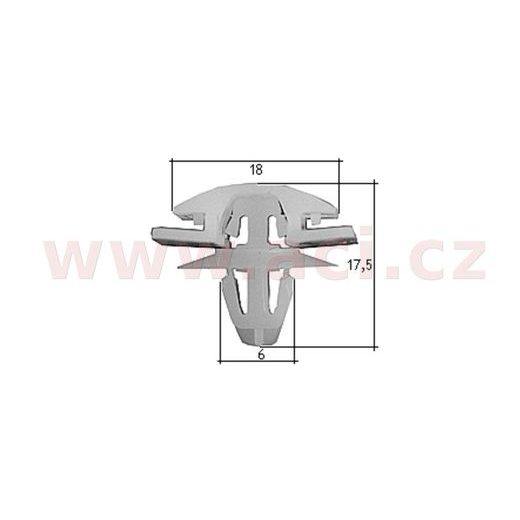 PLASTOVÁ PŘÍCHYTKA (SADA 10 KS)