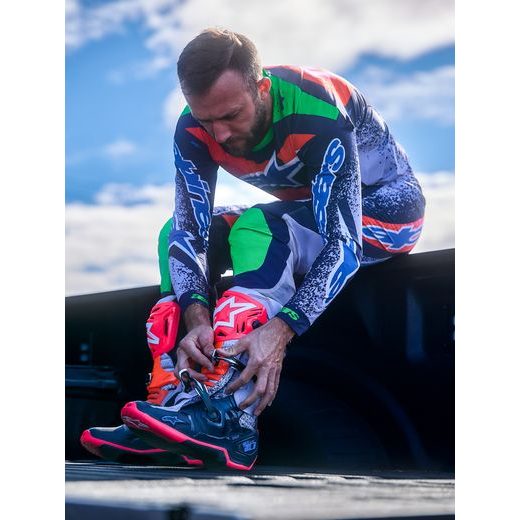 TOPÁNKY TECH 10 LIMITOVANÁ EDÍCIA RECORDS, ALPINESTARS (ČERNÁ/MULTICOLOR) 2026