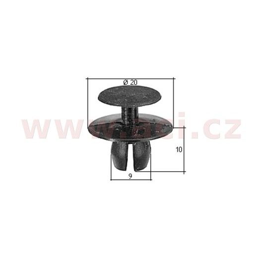 PLASTOVÝ NÝTEK (SADA 10 KS)