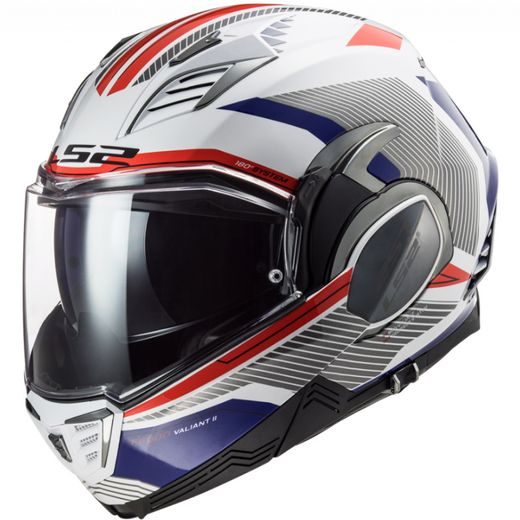 LS2 FF900 VALIANT II REVO WHITE RED BLUE