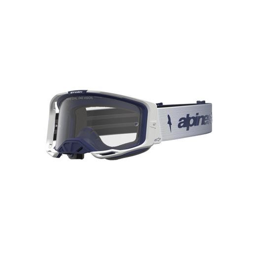 OKULIARE VISION 8 AMBER, ALPINESTARS (MODRÁ/BÍLÁ, ČÍRE PLEXI) 2027