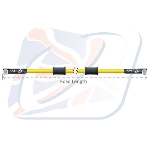 BRZDOVÁ HADICA VENHILL POWERHOSEPLUS 3H0500-YE 500MM ŽLTÁ