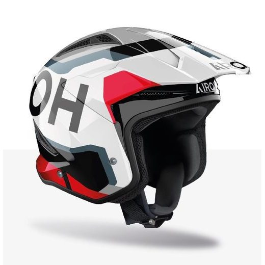 PRILBA TRR 2 JUPITER, AIROH (ČERVENÁ LESKLÁ) 2026