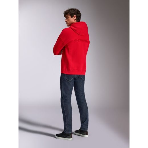 MIKINA EMERGENT OVERSIZED HOODIE, ALPINESTARS (ČERVENÁ)