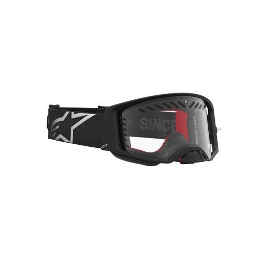 OKULIARE SUPERTECH DURA AIR FLUID, ALPINESTARS (ČERNÁ/STŘÍBRNÁ, ČÍRE PLEXI) 2027
