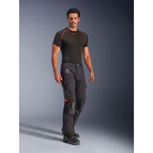 NOHAVICE HALO PRE DRYSTAR XF, ALPINESTARS (ČERNÉ/TMAVĚ ŠEDÉ/ČERVENÉ) 2026