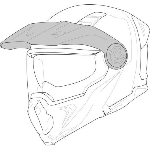 HELMET ROOF IXS VENTURE 1.0 X15902 MATT BLACK-ANTHRACITE-OLIVE