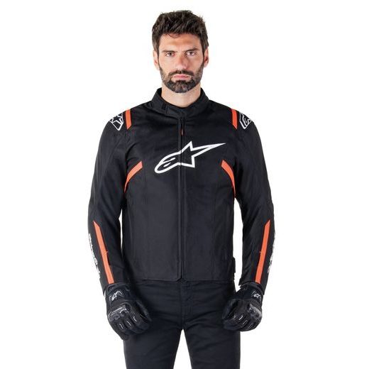 BUNDA T-SPS 2 WATERPROOF, ALPINESTARS (ČERNÁ/BÍLÁ/ČERVENÁ FLUO) 2026