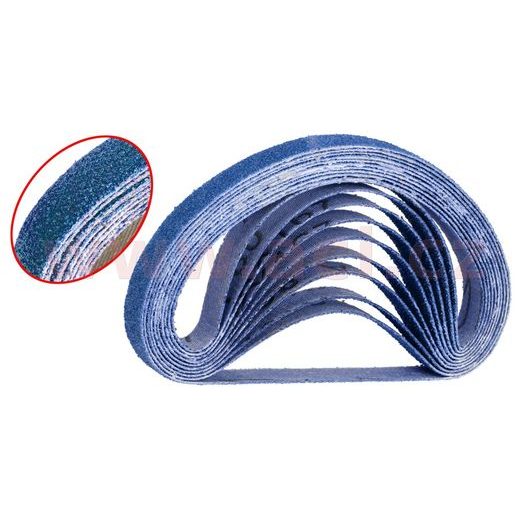 BRUSNÝ PÁS 330 MM, ZRNITOST 80 ZIRKON PRO PNEUMATICKOU PÁSOVOU BRUSKU, LUKAS (NĚMECKO)