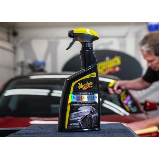 MEGUIARS ULTIMATE QUIK DETAILER - DETAILER PRE ODSTRÁNENIE PRACHU A NEČISTÔT MEDZI JEDNOTLIVÝM UMÝVANÍM A LEŠTENÍM 709 ML