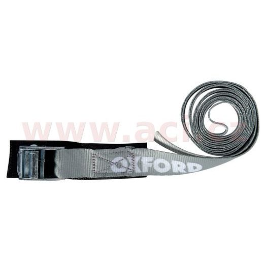 POPRUHY CAM STRAPS NASTAVITEĽNÉ S FIXACÍ VOLNÉHO KONCE POMOCOU SUCHÉHO ZIPU, OXFORD (ŠEDÉ, 1 PÁR)