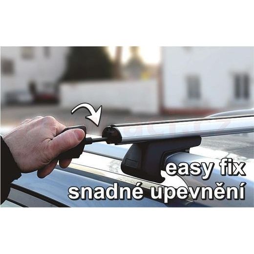STŘEŠNÍ NOSIČ ZAMYKACÍ HLINÍKOVÝ 135 CM, MAX PRŮŘEZ NOSIČE 38X48 MM, SADA 2 KS, PRO VOZIDLA S PODÉLNÝMI NOSIČI, ALU-PRO