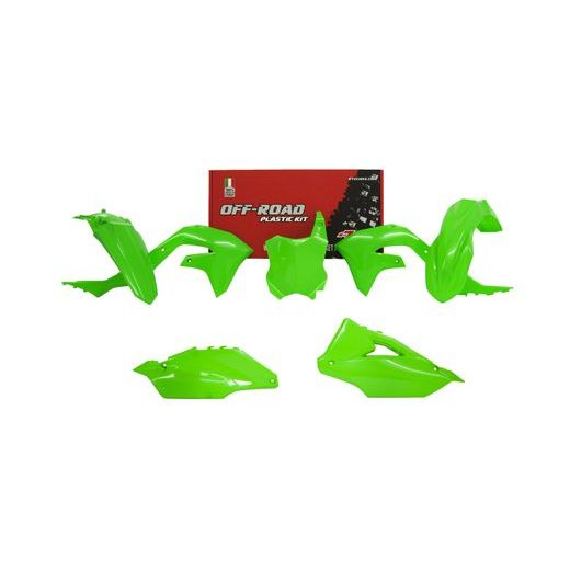 SADA PLASTOV KAWASAKI, RTECH (NEON ZELENÁ, 5 DIELOV)