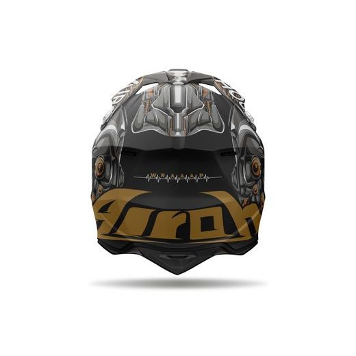 PRILBA WRAAAP CYBORG, AIROH (MATNÁ) 2027
