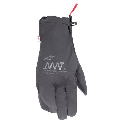 RUKAVICE AMT-10 AIR HDRY, ALPINESTARS (ČERNÁ/ TMAVO ŠEDÁ) 2025
