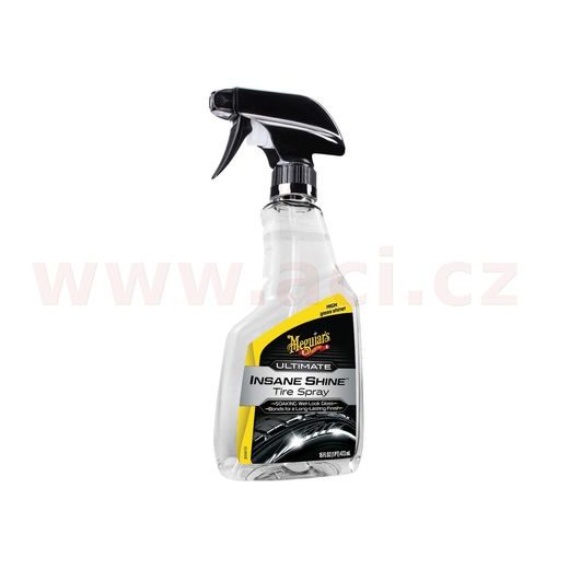 MEGUIAR'S ULTIMATE INSANE SHINE TIRE SPRAY - LESK NA PNEUMATIKY, 473 ML