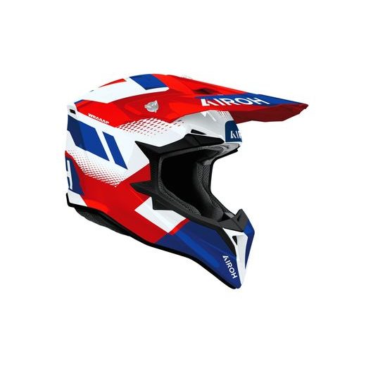 PRILBA WRAAAP VISION, AIROH (ČERVENO-MODRÁ LESKLÁ) 2026