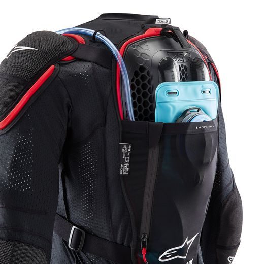 AIRBAGOVÁ VESTA TECH-AIR®OFF-ROAD SYSTEM, ALPINESTARS (ČERNÁ/ČERVENÁ) 2026